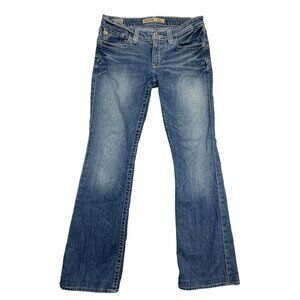 Big Star Liv Jeans Womens 29L‎ Blue Denim Bootcut Medium Wash Stretch